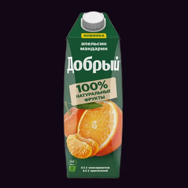 Сок апельсиновый 1 л